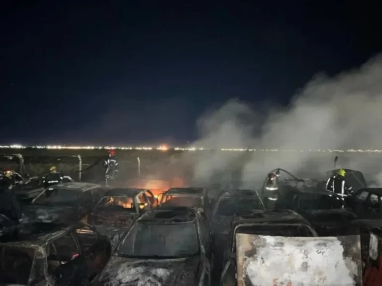 Incendio en el corralón municipal de Río Gallegos destruyó 22 vehículos