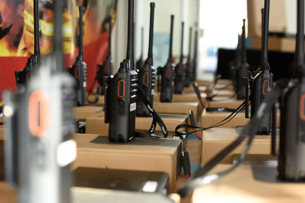 Bomberos de Comodoro incorporaron un moderno sistema de comunicación encriptado