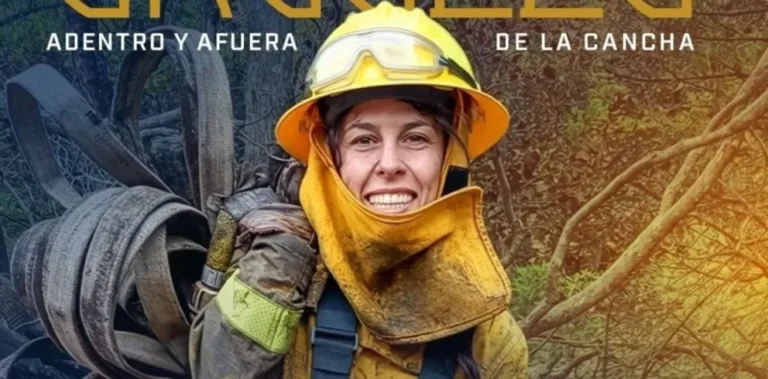 De la cancha al frente de fuego: la jugadora de Boca que combate los incendios en Chubut