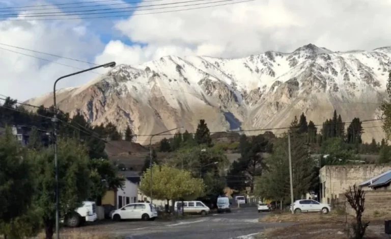 Registraron más de 13 milímetros de precipitación en la zona cordillerana