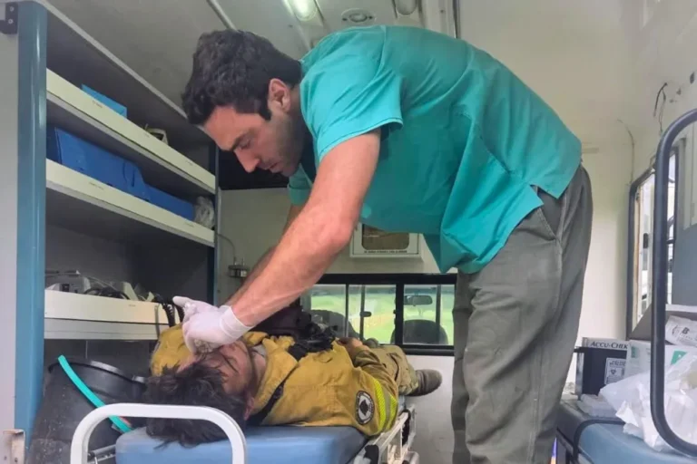 Emergencia ígnea: Provincia desplegó una amplia red de asistencia sanitaria en la Cordillera