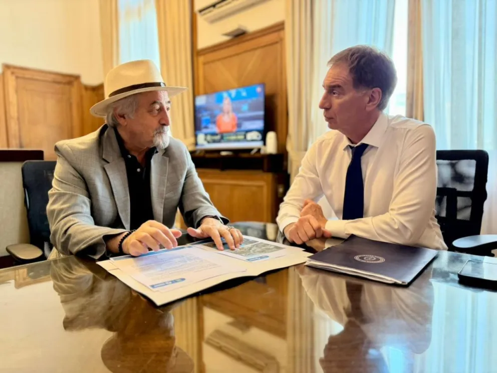 El Intendente gestionó ATN y créditos para viviendas ante el ministro del Interior Diego Santilli