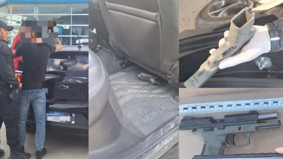 Detuvieron a un hombre armado tras un disturbio a la salida de un local nocturno en Comodoro