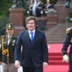 Milei encabezó el homenaje a San Martín por el aniversario de su nacimiento