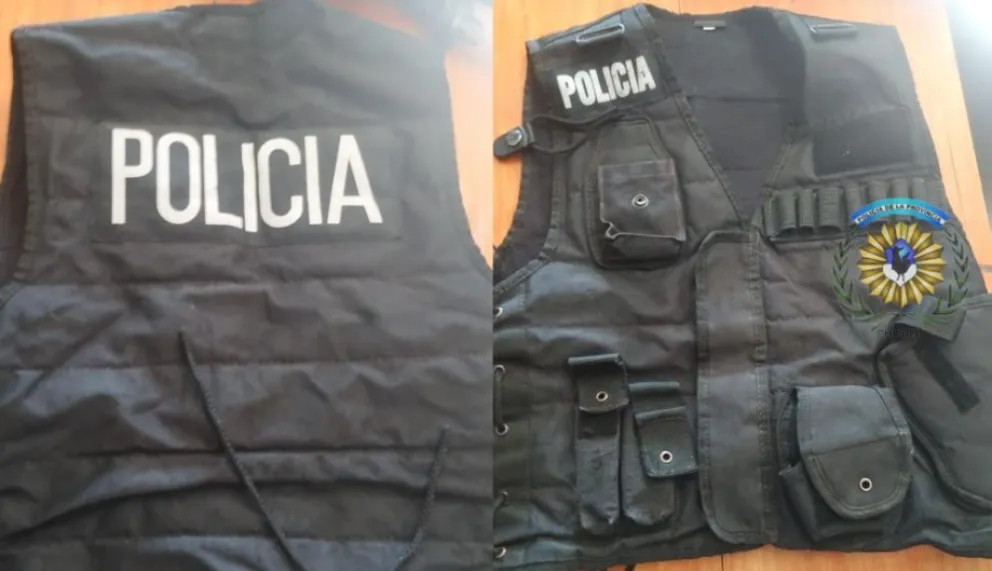 Rawson: Recuperan un chaleco de la Policía y radios robadas en el San Ramón