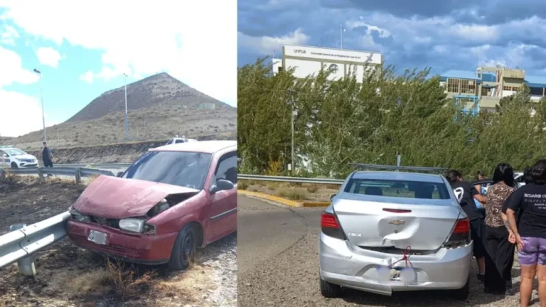 Choque en la rotonda de Kilómetro 5