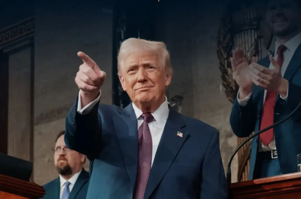 Trump aseguró que Estados Unidos está más fuerte que nunca