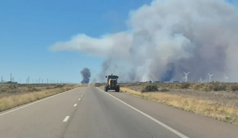 Vialidad Nacional rehabilitó el tránsito en el tramo Trelew - Puerto Madryn