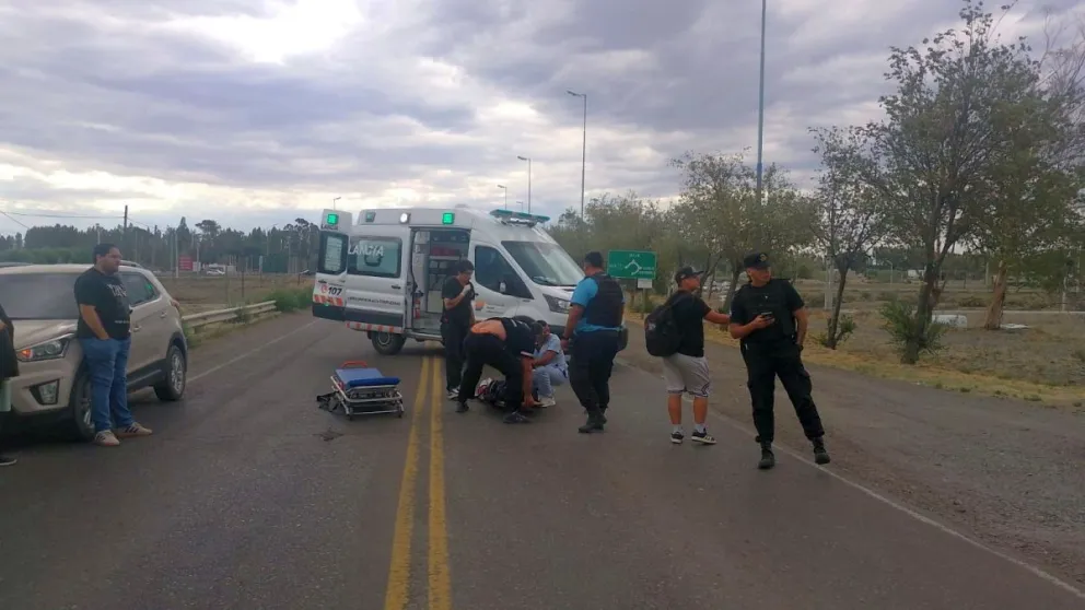 Atropellaron a una mujer en una rotonda del acceso sur de Trelew