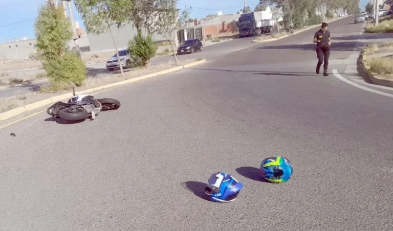 Trelew: Cinco motociclistas heridos en una semana de choques 