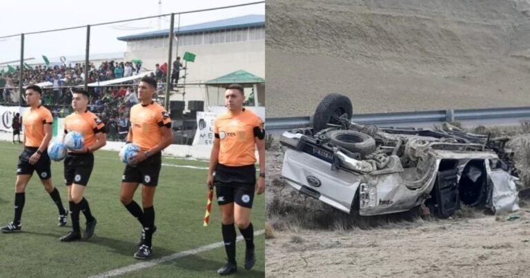 Murió un árbitro en un accidente automovilístico cuando regresaba de dirigir una de las finales de un Regional Amateur