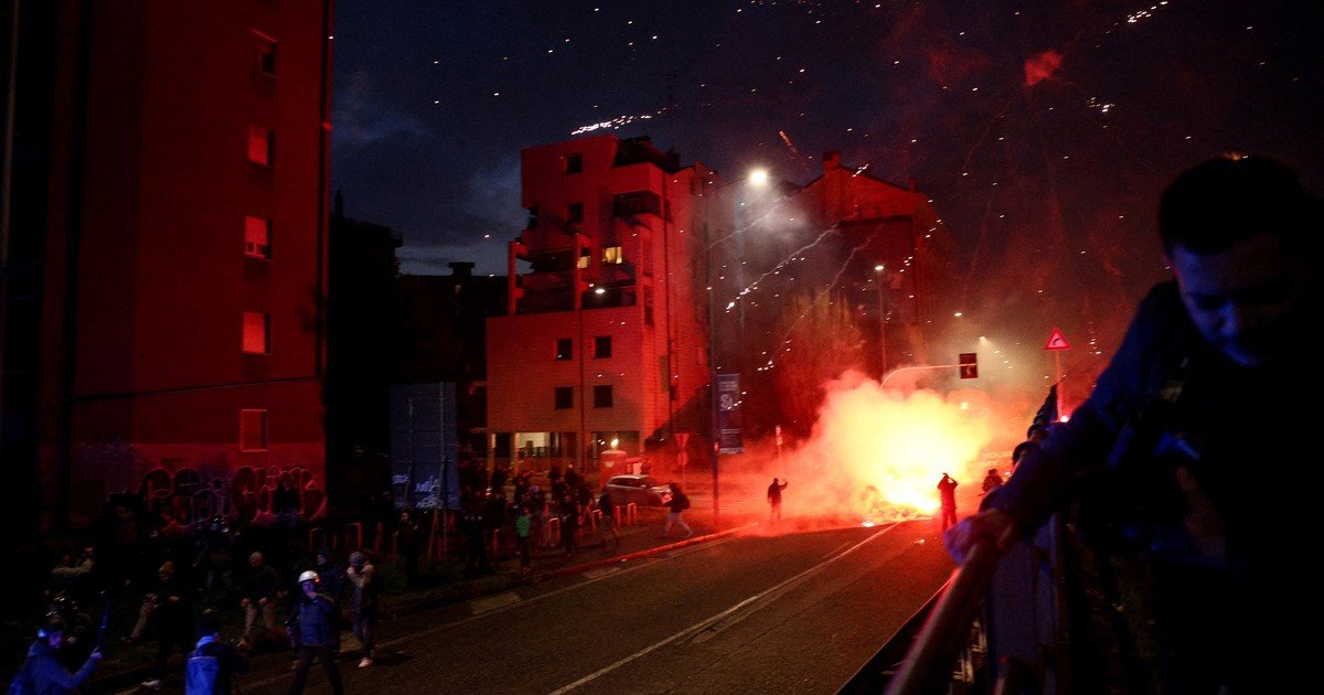 Graves incidentes en Milán: miles de personas marcharon contra los Juegos Olímpicos de Invierno