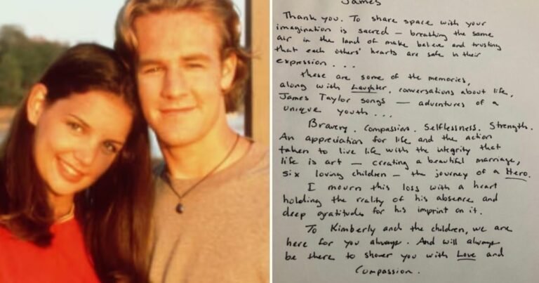Katie Holmes despidió a James Van Der Beek con una sentida carta: "El viaje de un héroe, lloro esta pérdida"