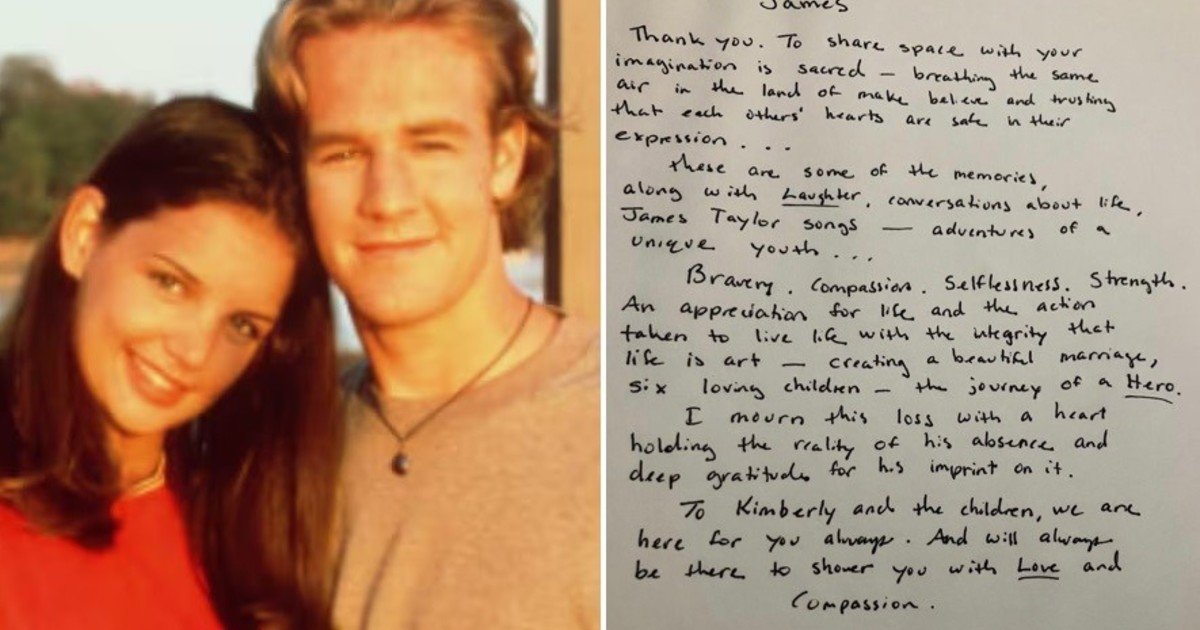 Katie Holmes despidió a James Van Der Beek con una sentida carta: "El viaje de un héroe, lloro esta pérdida"