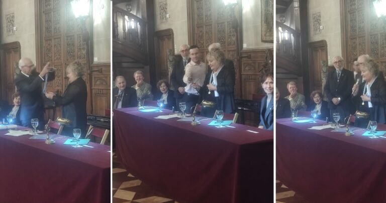 Entre aplausos y emoción, Ángela Pradelli se incorporó a la Academia Argentina de Letras