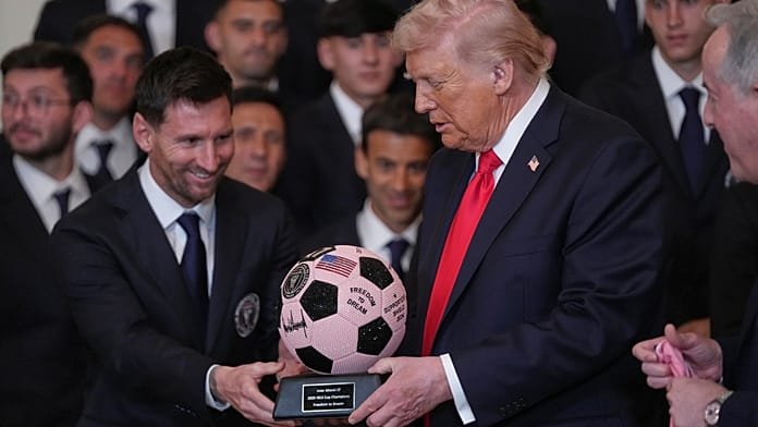 Messi e Inter Miami se reúnen con Trump en la Casa Blanca