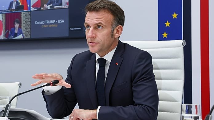 Macron se opone a levantar las sanciones petrolíferas contra Rusia frente a la posición de EE.UU.