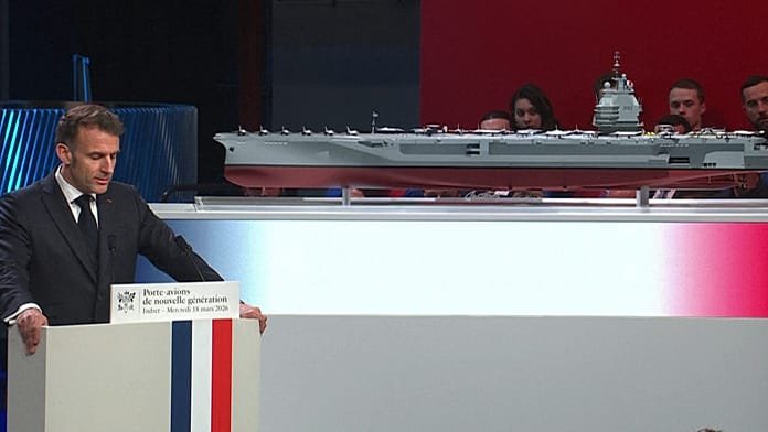 Tres catapultas, 40 aviones, 10.000 millones de euros: Francia construye un nuevo portaaviones