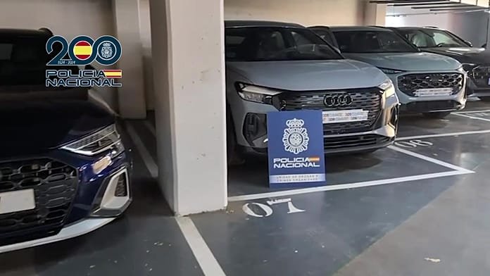 La Policía acaba en Madrid con la trama europea automovilística que generó 1,26 millones de euros
