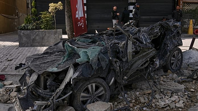 Israel bombardea los suburbios del sur de Beirut tras ordenar evacuaciones masivas