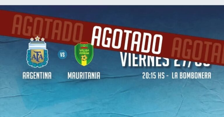 Argentina vs. Mauritania: pese a los altos precios, se agotaron las entradas para el amistoso de la Scaloneta