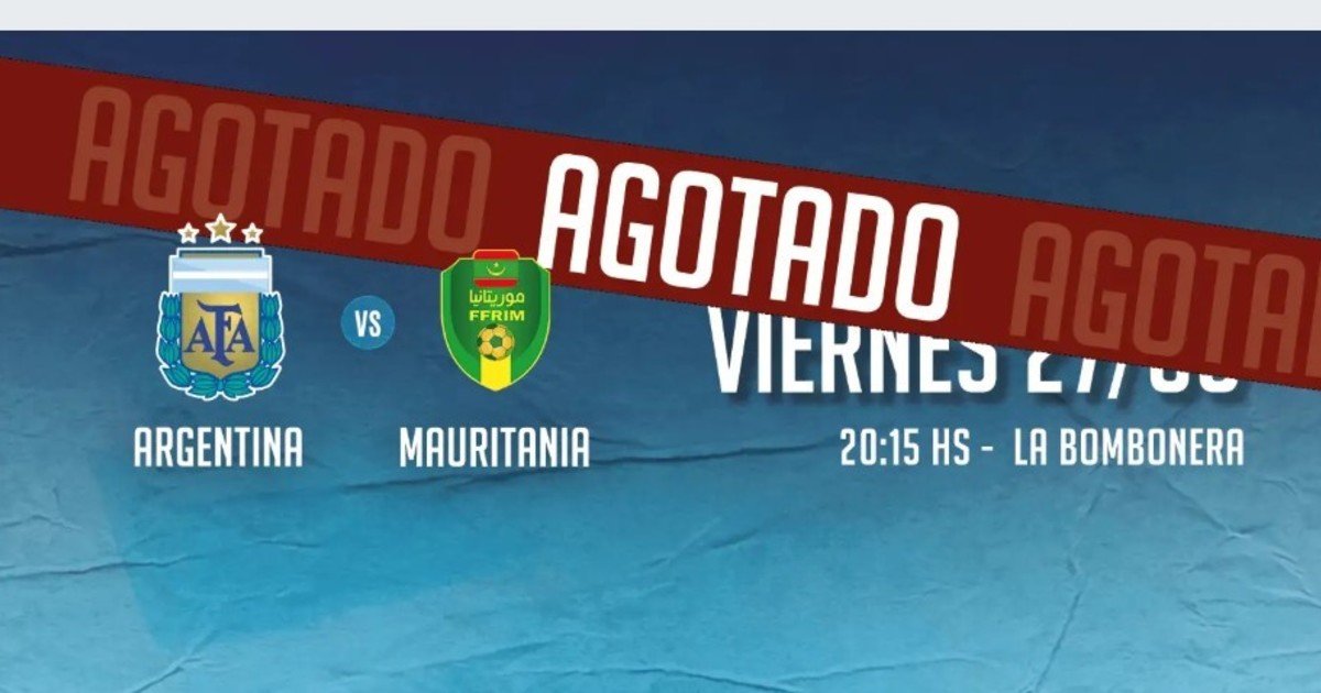 Argentina vs. Mauritania: pese a los altos precios, se agotaron las entradas para el amistoso de la Scaloneta