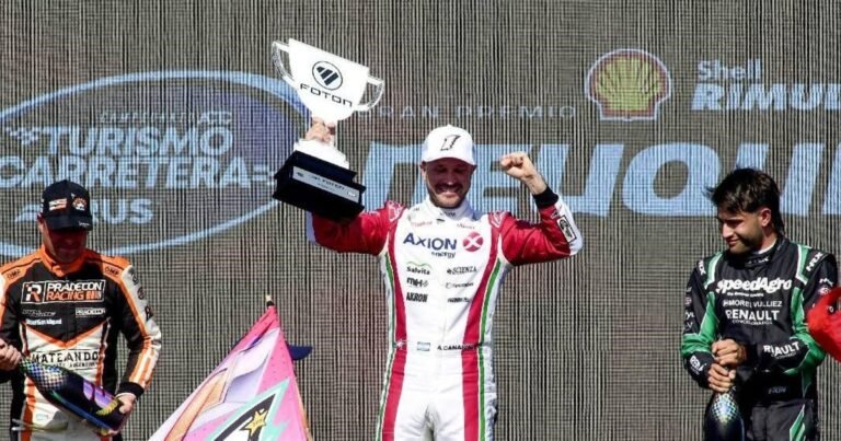 Agustín Canapino, como un campeón: aprovechó su momento y festejó su primera victoria en el Turismo Carretera 2026