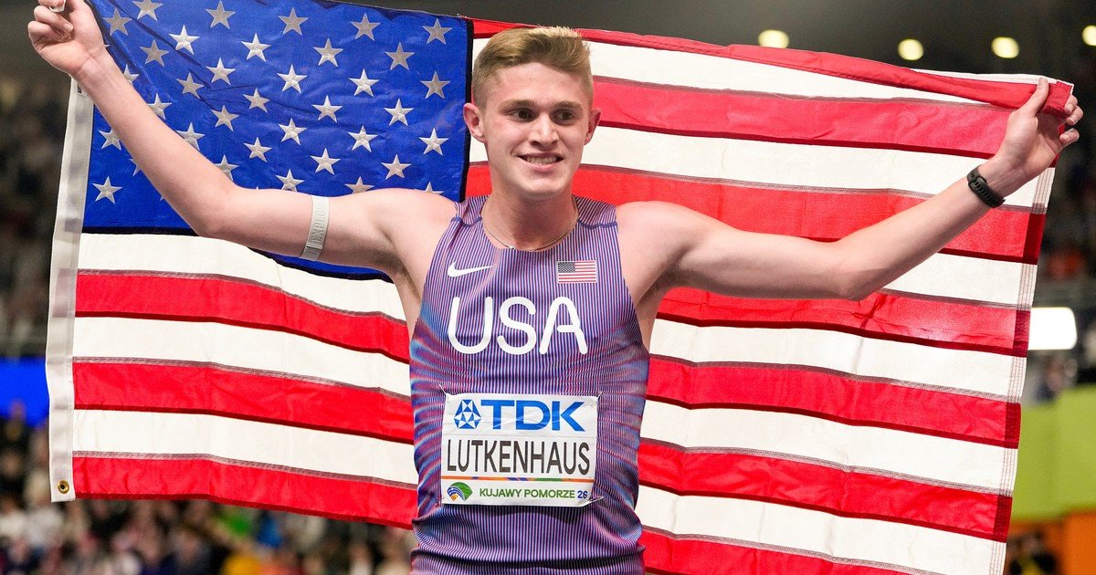 Cooper Lutkenhaus, el fenómeno de 17 años que hizo historia en el Mundial Indoor de atletismo