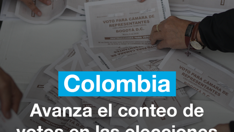 Avanza el conteo de votos en las elecciones legislativas