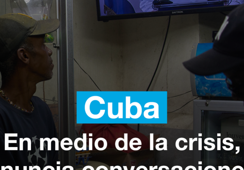 En medio de la crisis, Cuba anuncia conversaciones con Estados Unidos