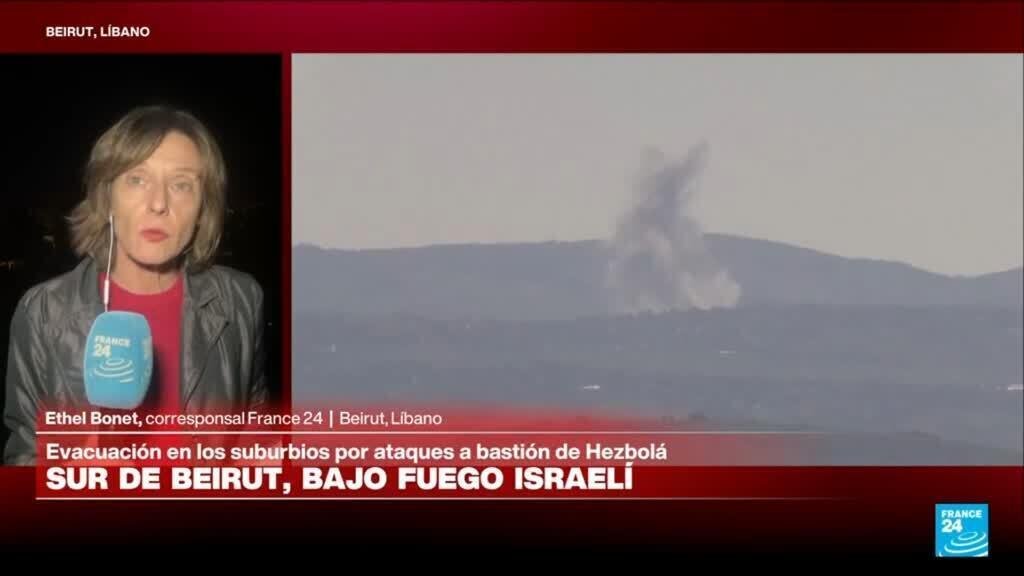 Israel inicia bombardeos en los suburbios del sur de Beirut