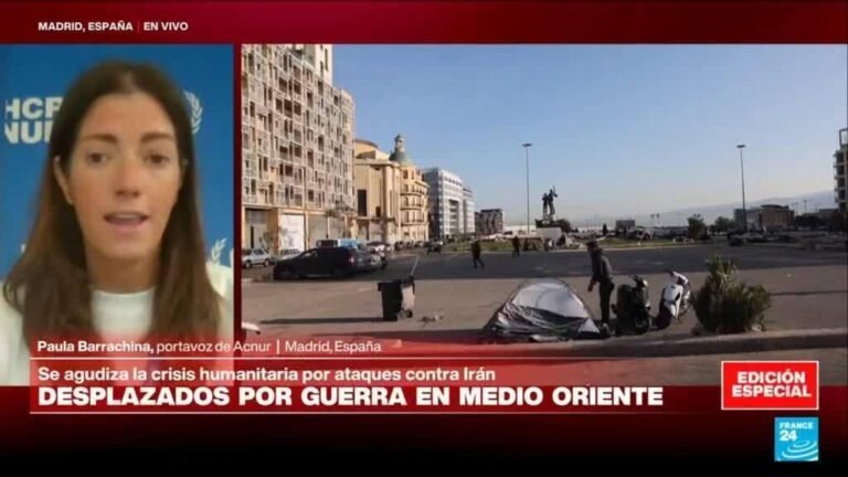 Paula Barrachina: "Mas de 330 mil personas se han visto desplazadas en Medio Oriente"