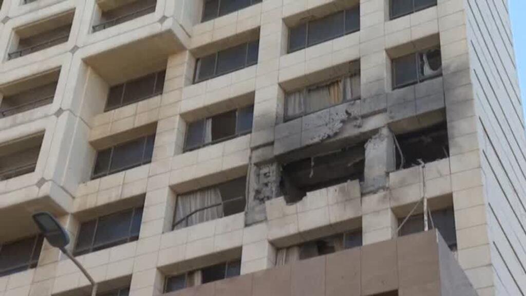 Ataque israelí en Beirut alcanza hotel en zona turística en la que se refugian ciudadanos