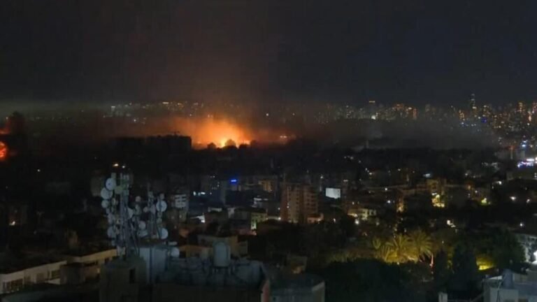 Israel ataca zona costera de Beirut; libaneses critican acciones de Hezbolá