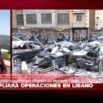 Israel anuncia que ampliará sus operaciones en Líbano