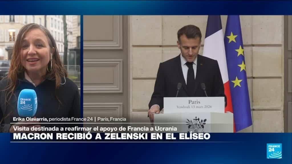 Informe desde París: Emmanuel Macron recibió a Volodímir Zelenski y reafirma apoyo a Ucrania