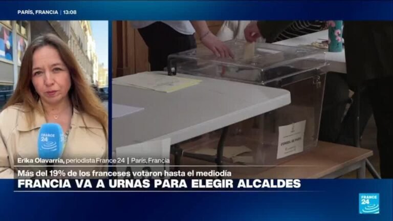 Informe desde París: la participación supera el 19% en las elecciones municipales en Francia
