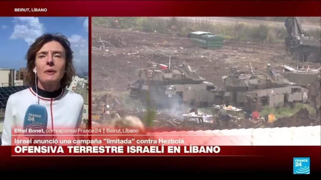 Informe desde Beirut: Israel anuncia incursión militar terrestre en Líbano