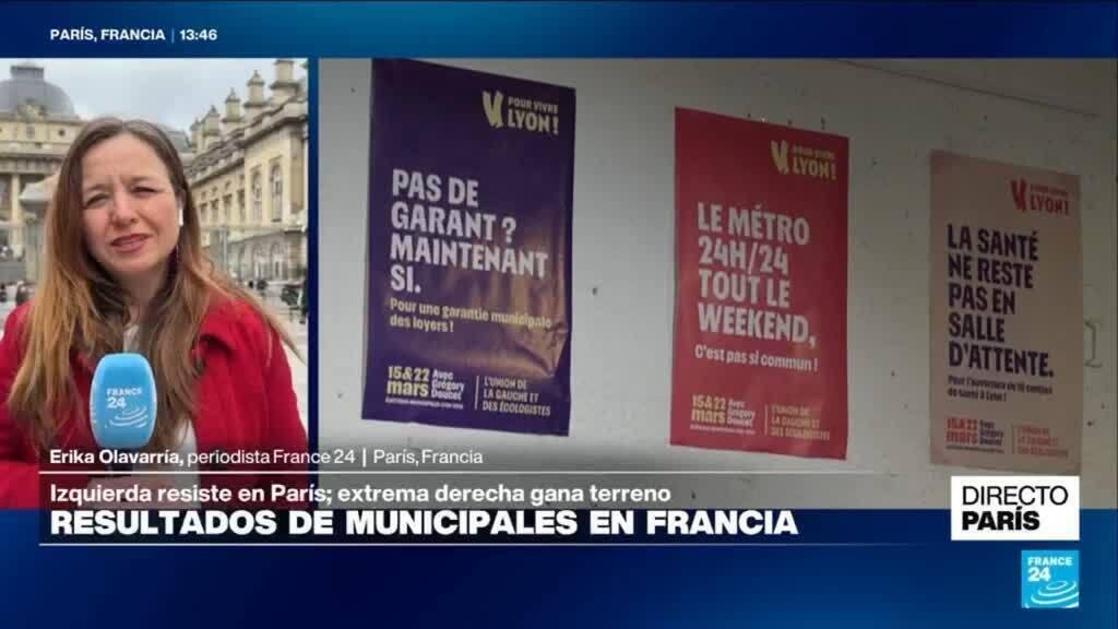 La izquierda resiste en París mientras la ultraderecha gana terreno en las municipales