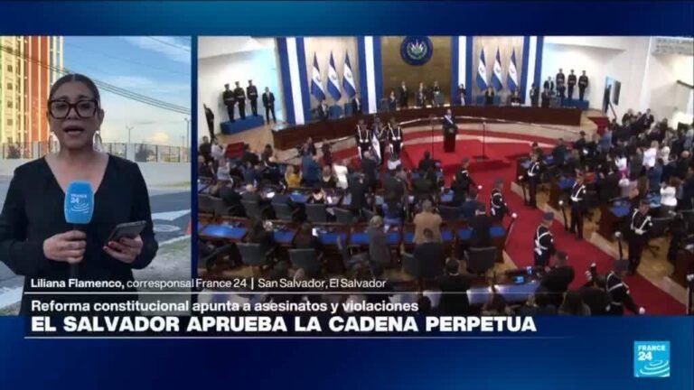 Informe desde San Salvador: Asamblea aprueba cadena perpetua