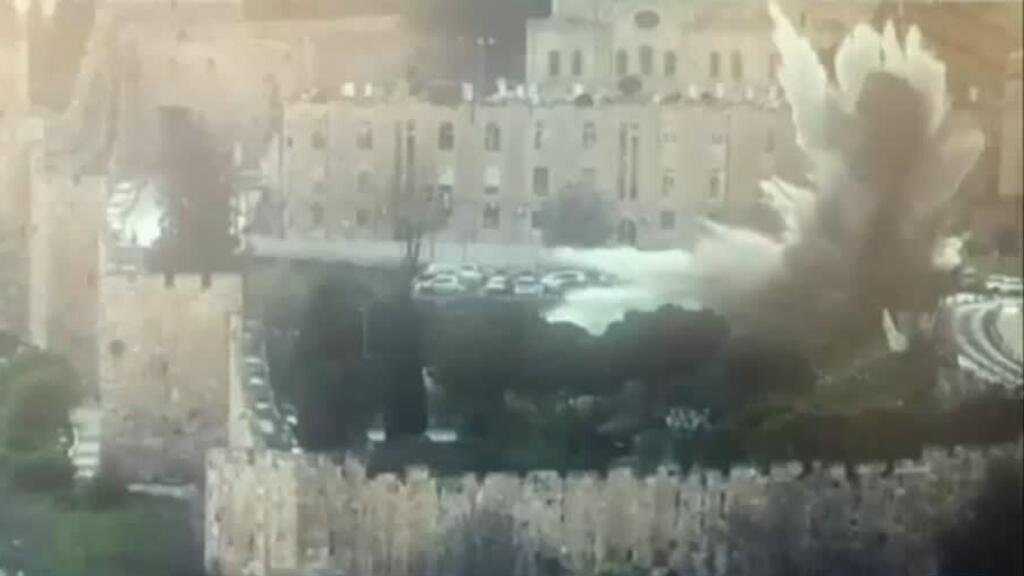 Proyectiles impactan cerca de la Ciudad Vieja de Jerusalén en medio de ataques iraníes