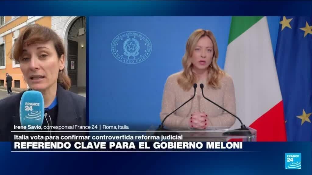 Italia vota un referendo constitucional decisivo para la reforma judicial impulsada por Meloni
