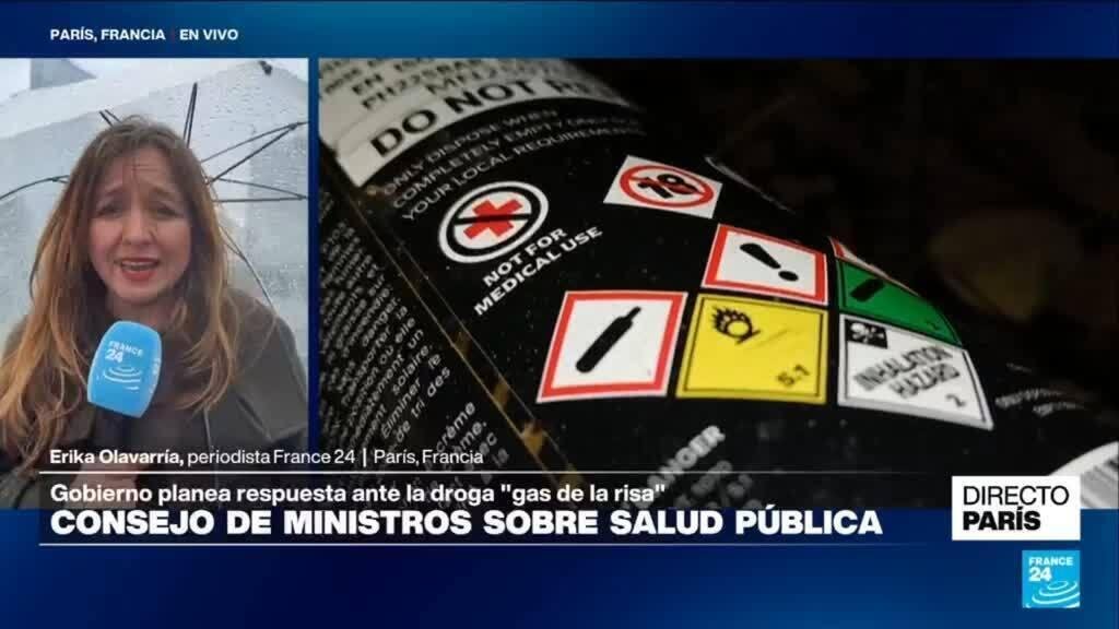 Consejo de Ministros de Francia plantea soluciones ante el consumo de la droga "gas de la risa"