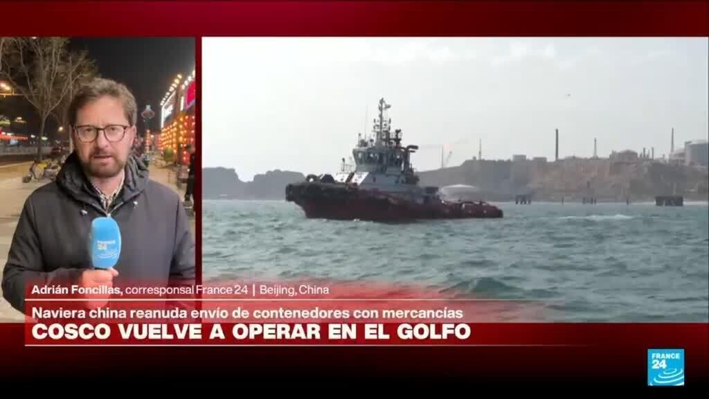 Informe desde Beijing: naviera china retoma envío de contenedores en Medio Oriente