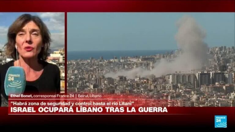 Informe desde Beirut: Israel remarca que mantendrá el control de Líbano hasta el río Litani