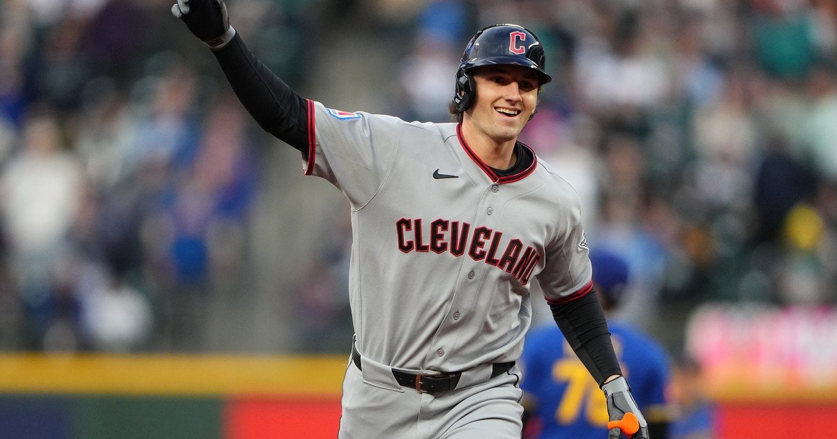 Chase DeLauter, el novato de los Guardians que conectó dos jonrones y tuvo un debut de ensueño en la MLB: "No es de este planeta"
