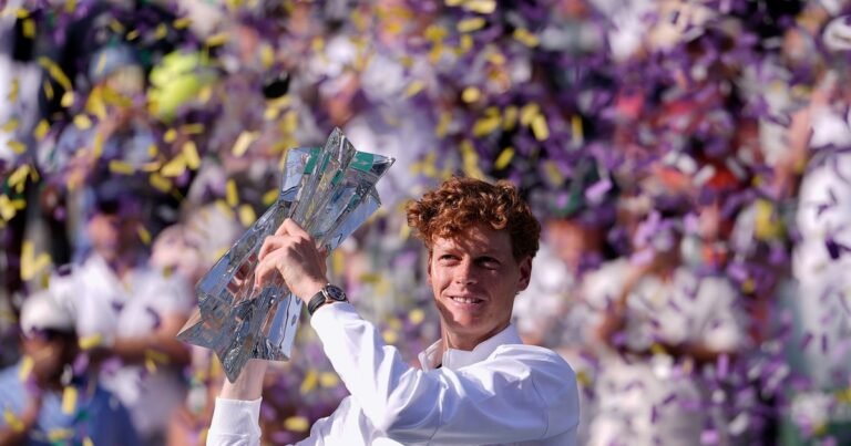 Masters 1000 de Indian Wells: Jannik Sinner cerró una victoria para los libros de historia