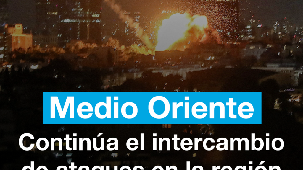Medio Oriente: continúa el intercambio de ataques en la región
