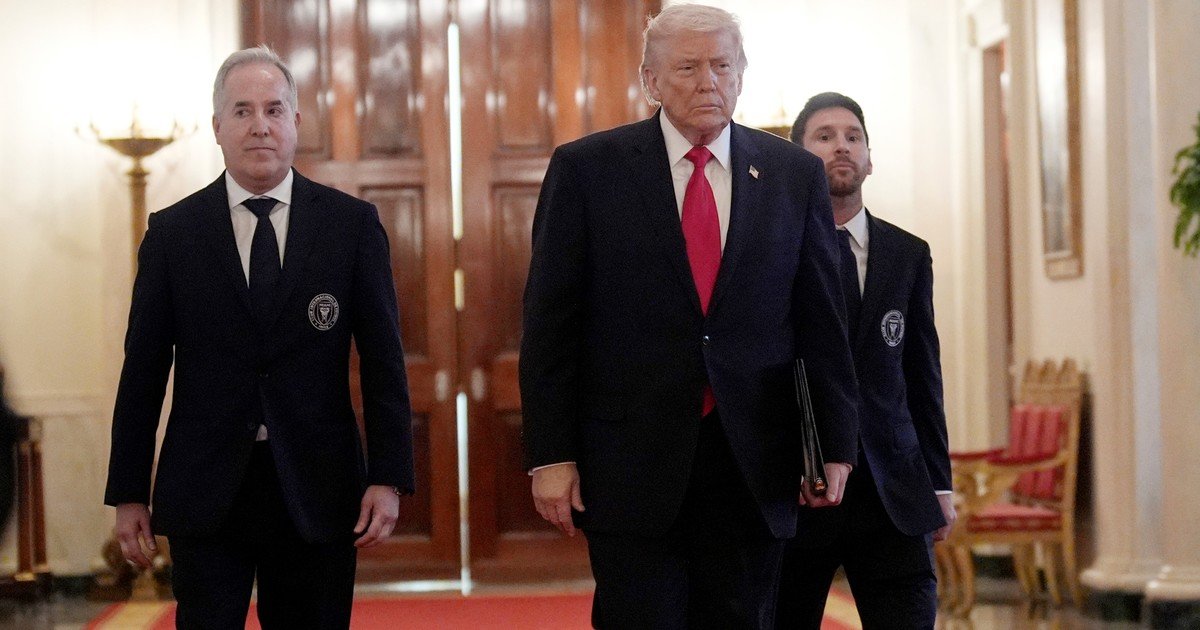 Así fue la entrada de Messi con Trump a la Casa Blanca, en los festejos del Inter Miami