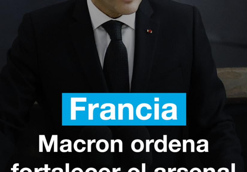 Francia anuncia que fortalecerá su arsenal nuclear